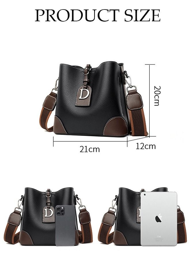 Bucket Bag and Purses For Women Shoulder Handbags with Detachable Straps Womens Large Capacity Elegant Crossbody Bags for Mother Girl Friend Wife