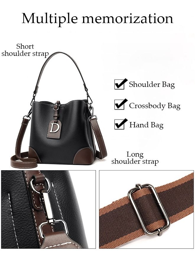 Bucket Bag and Purses For Women Shoulder Handbags with Detachable Straps Womens Large Capacity Elegant Crossbody Bags for Mother Girl Friend Wife