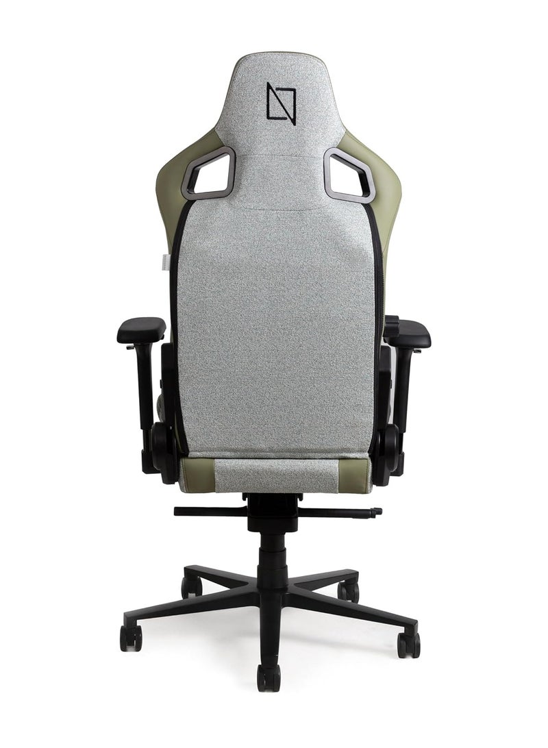 Navodesk APEX AIR Ergonomic Gaming Chair with Magnetic Memory Foam Headrest And Lumbar Support SPEARMINT FUSION WEAVE