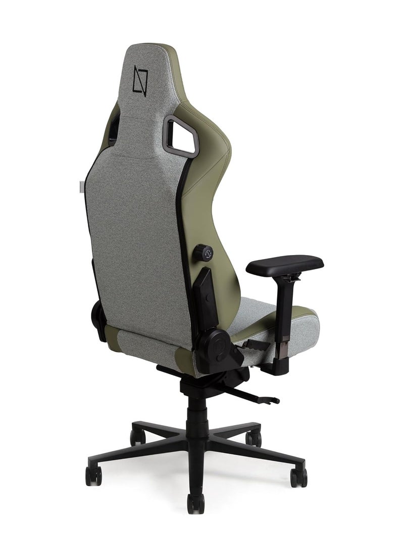 Navodesk APEX AIR Ergonomic Gaming Chair with Magnetic Memory Foam Headrest And Lumbar Support SPEARMINT FUSION WEAVE