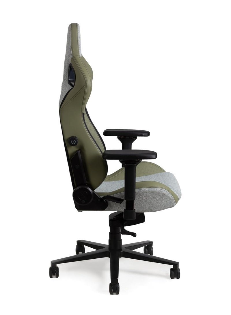 Navodesk APEX AIR Ergonomic Gaming Chair with Magnetic Memory Foam Headrest And Lumbar Support SPEARMINT FUSION WEAVE