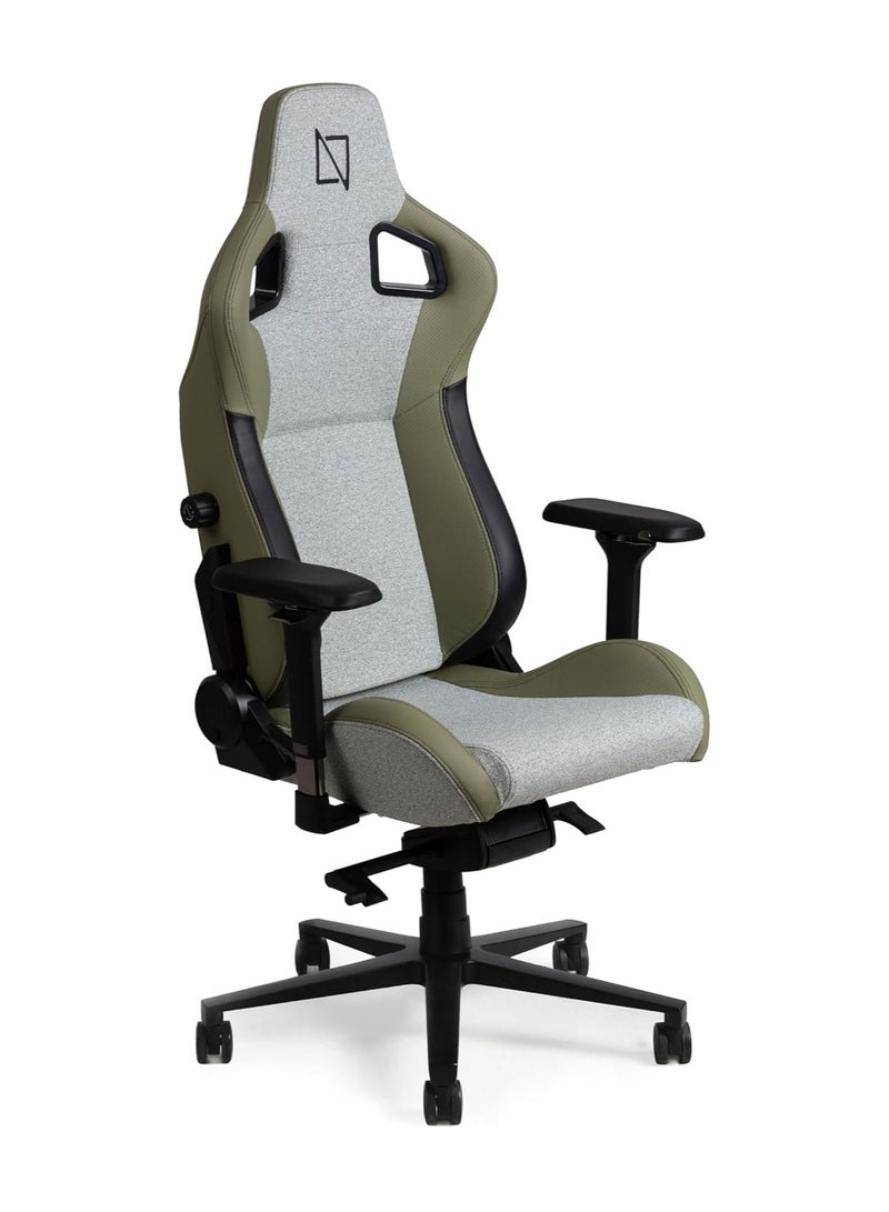 Navodesk APEX AIR Ergonomic Gaming Chair with Magnetic Memory Foam Headrest And Lumbar Support SPEARMINT FUSION WEAVE