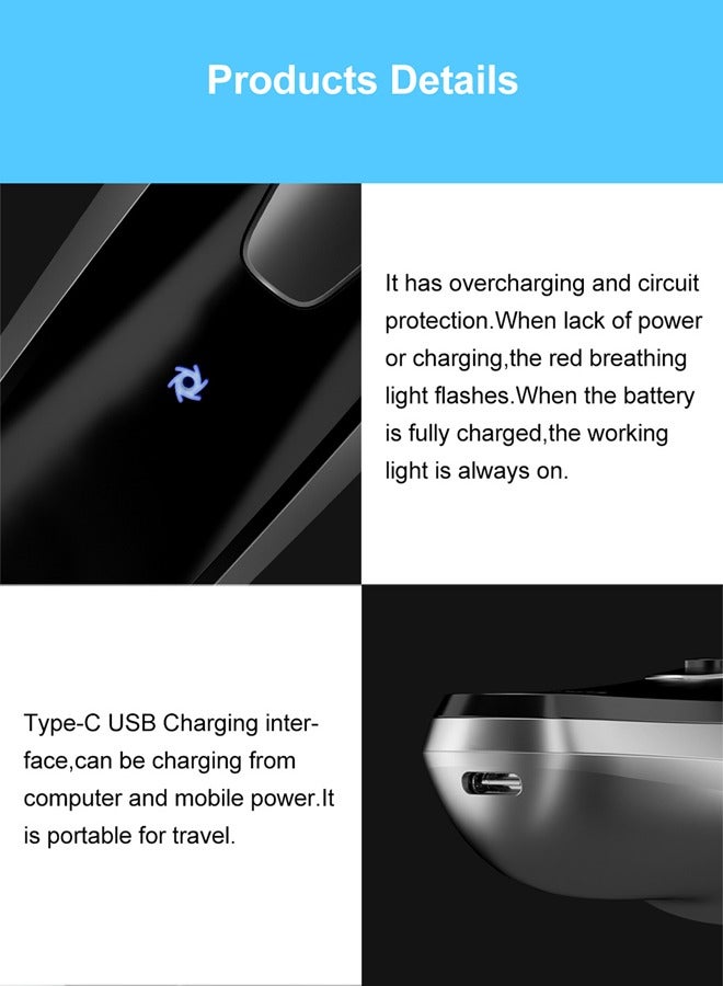 Electric Shaver Blackstone Washable USB Rechargeable Shaving Machine Chinese Version