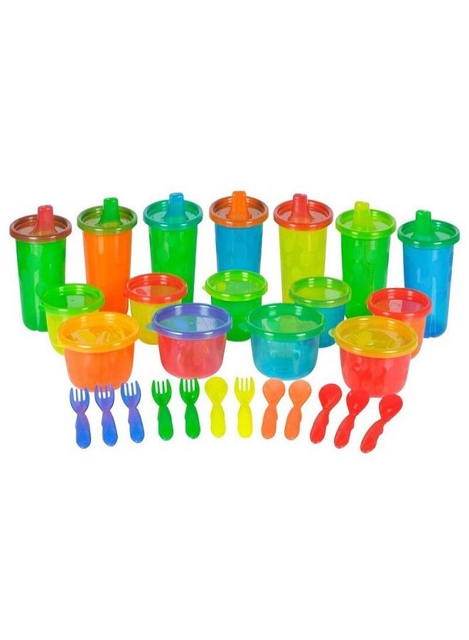 The First Years -Take and Toss Feeding Set Multicolour - 28 Pieces