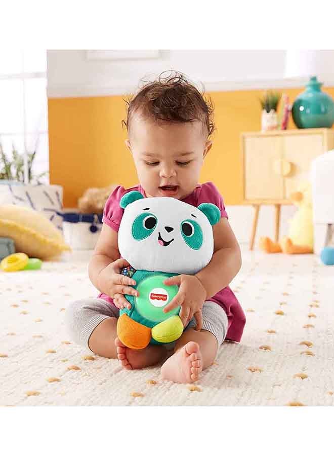 Linkimals Play Together Panda - UK English Edition, Musical Learning Plush Toy for Baby and Toddler Ages 9 Months and Older