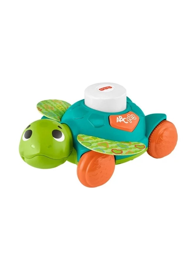 Fisher-Price Linkimals Sit-to-Crawl Sea Turtle – Interactive Learning Toy for Babies