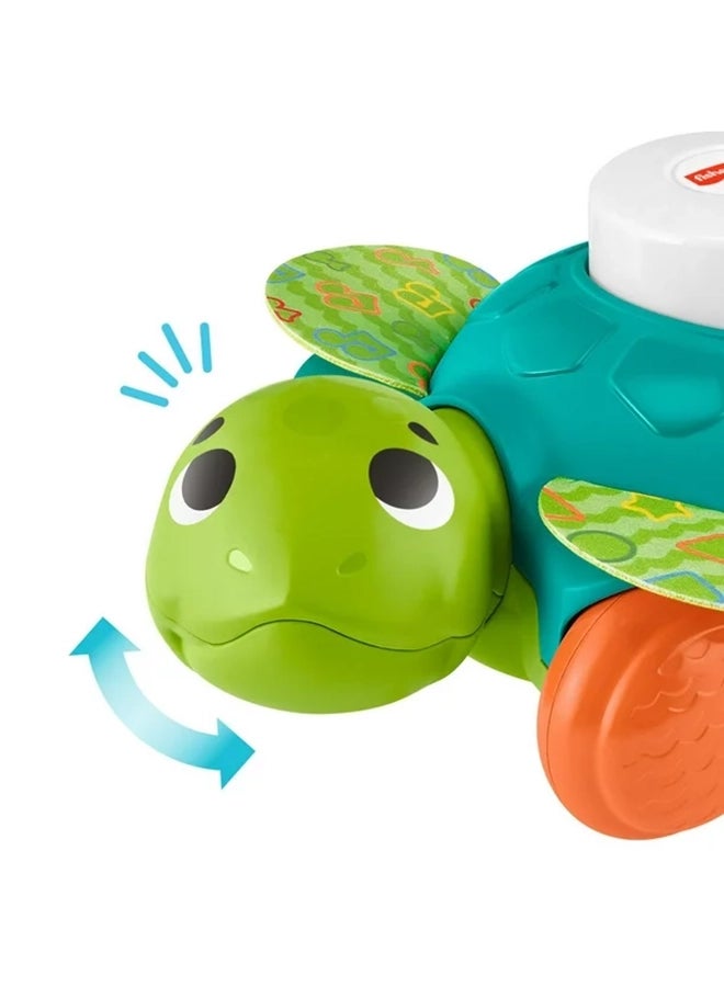 Fisher-Price Linkimals Sit-to-Crawl Sea Turtle – Interactive Learning Toy for Babies