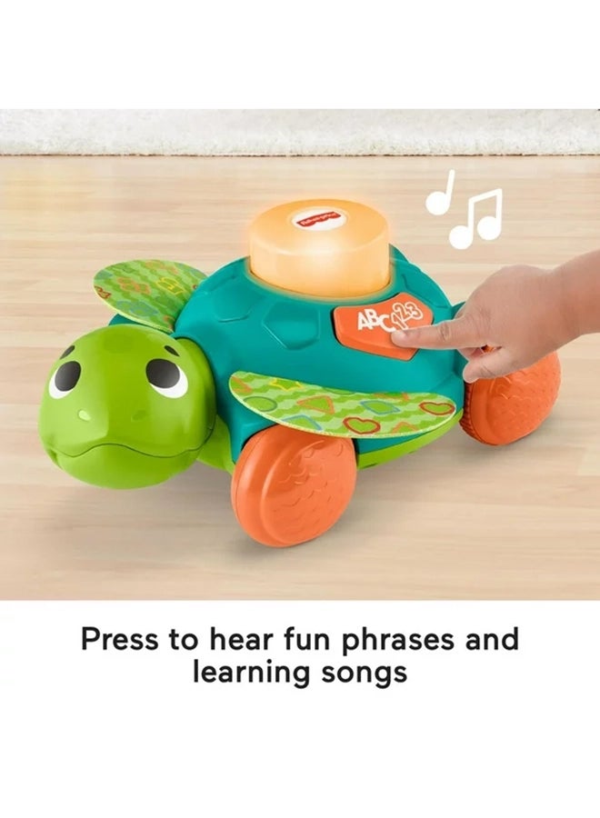 Fisher-Price Linkimals Sit-to-Crawl Sea Turtle – Interactive Learning Toy for Babies