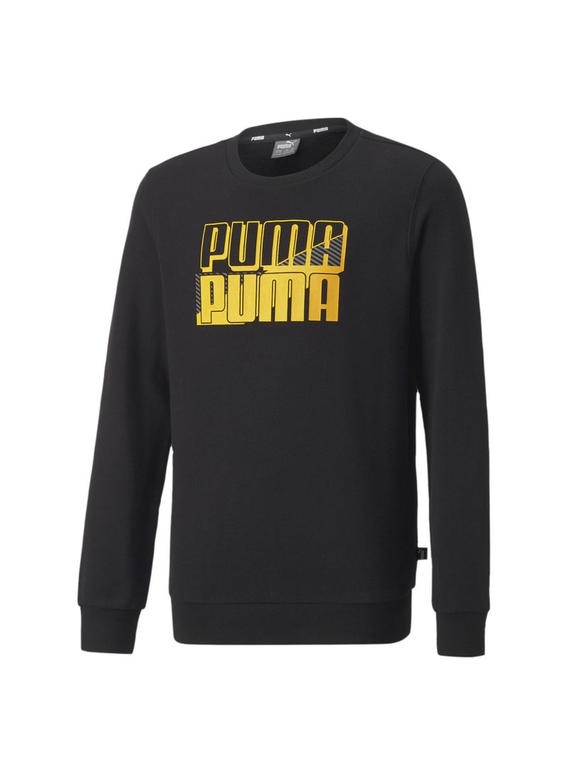 Power Kids Boys Logo Crew Neck Sweatshirt