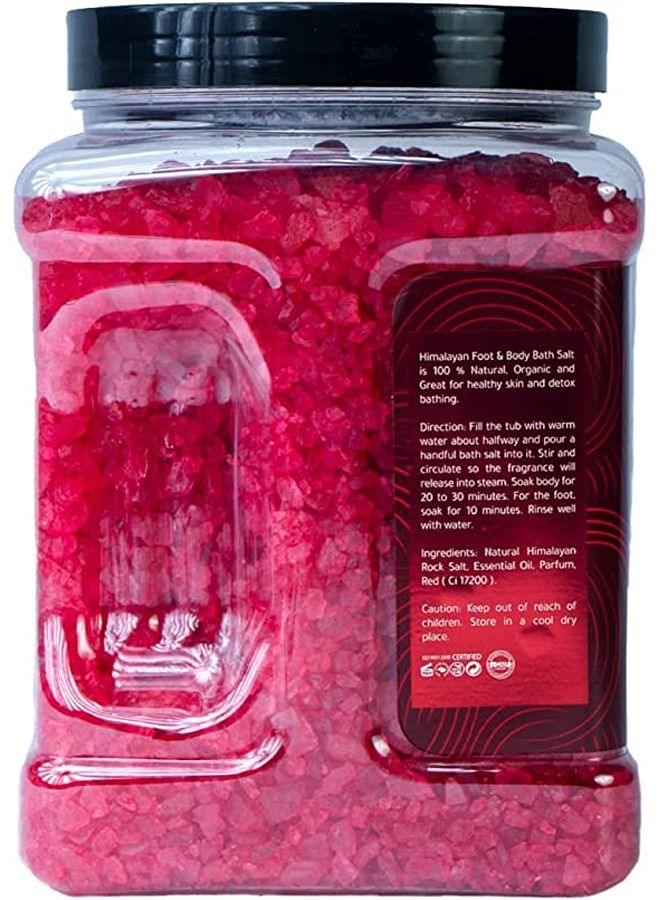 Beauty Legend Bath Salt Strawberry 3kg - Indulgent Fragrance for Relaxation & Rejuvenation | Pure & Aromatic SoakiExperience | Natural Strawberry Extracts for Luxurious Baths