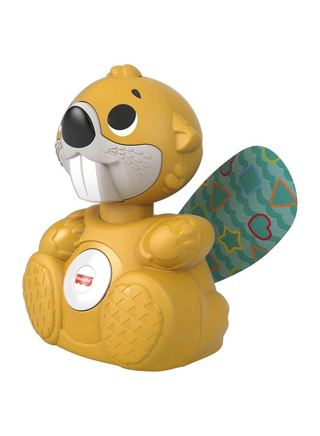 Linkimals Boppin’ Beaver – Light-Up Musical Activity Toy for Babies, Yellow