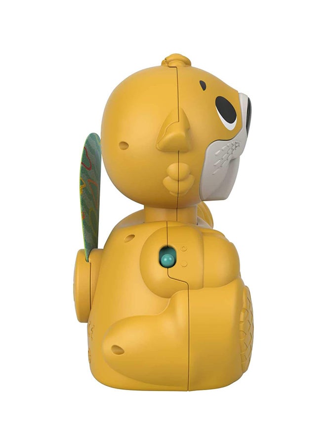 Linkimals Boppin’ Beaver – Light-Up Musical Activity Toy for Babies, Yellow