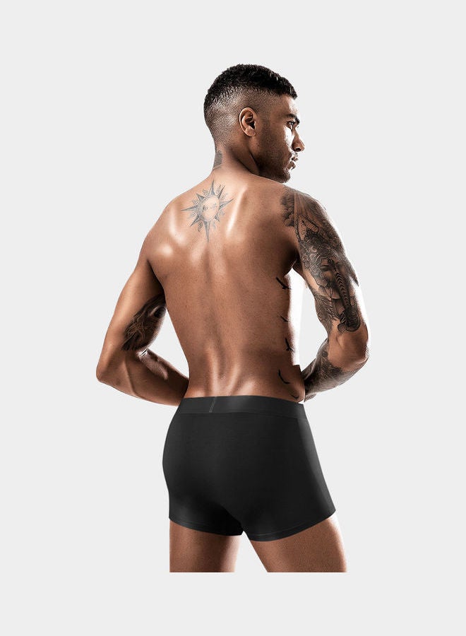 Comfortable Mid-Rise Boxers Black