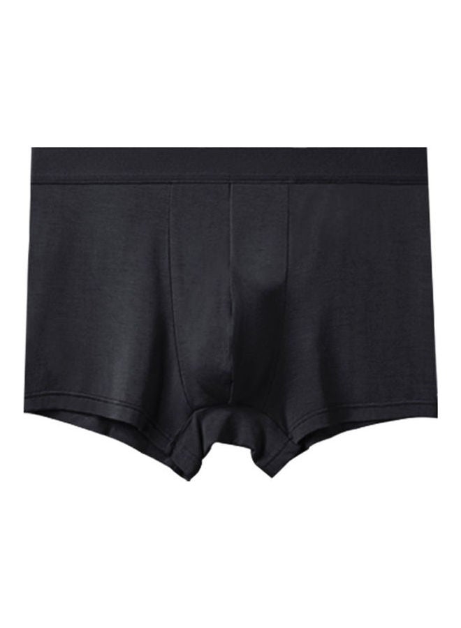 Comfortable Mid-Rise Boxers Black