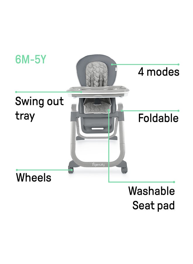 SmartServe 4-in-1 High Chair - Connolly - Grey