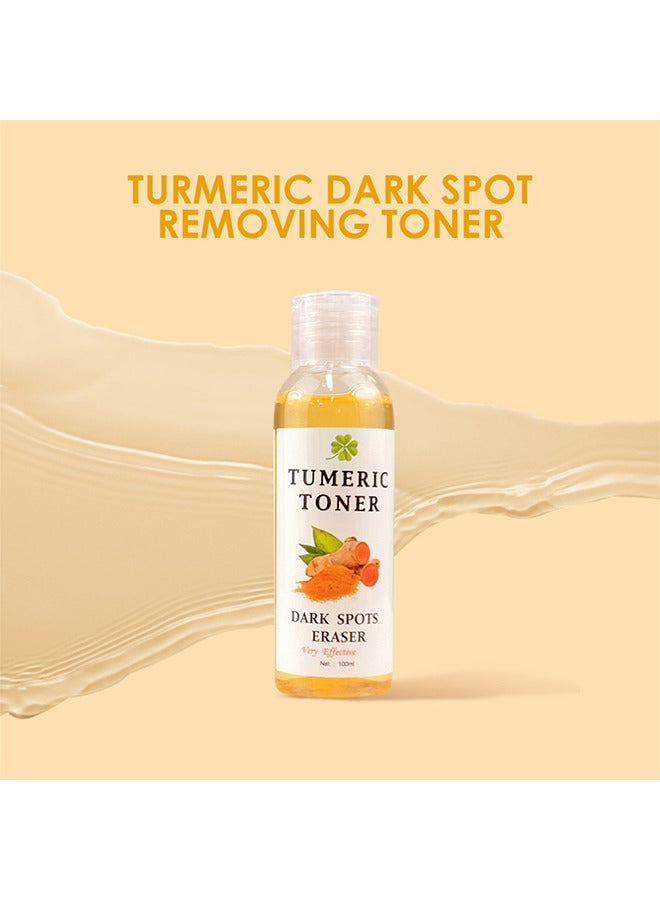 Turmeric Dark Spot Corrector Toner 100ML Facial Toner For Acne Prone Skin Dark Spot Remover For Face Hydrating Face Toner For Women Treatment