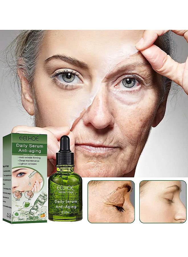 Deep Daily Anti-Aging Serum 20ML, Anti-Aging And Anti-Wrinkle Firming, Deep Maintenance And Lighten Wrinkles