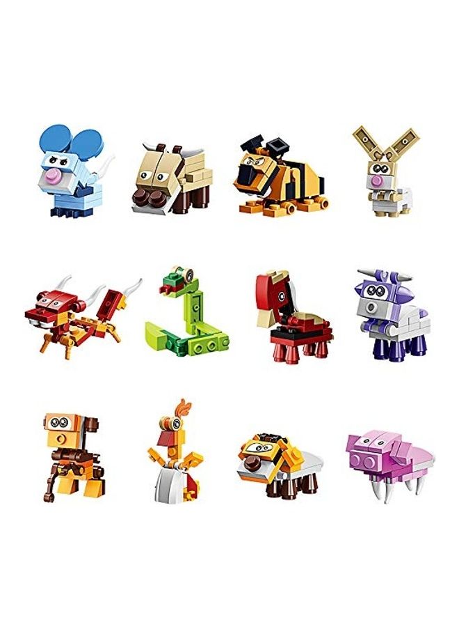 B08TWVZBMV 12-In-1 Building Animals Set 6+ Years