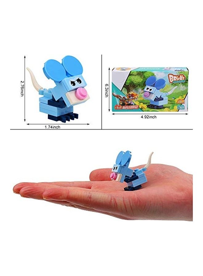 B08TWVZBMV 12-In-1 Building Animals Set 6+ Years