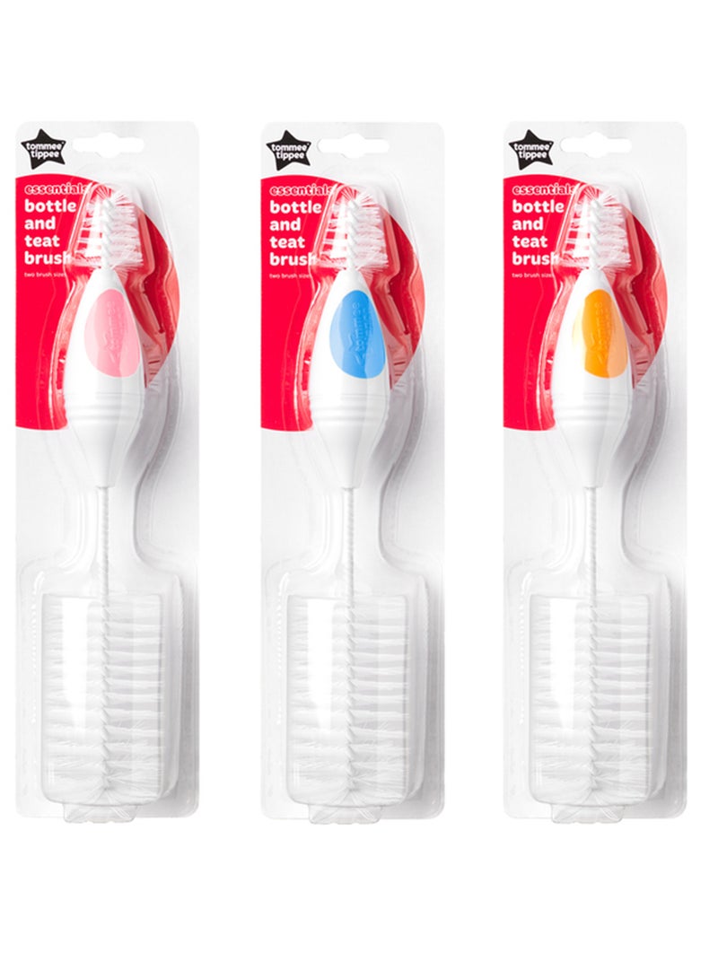Essentials Bottle And Teat Cleaning Brush Assorted