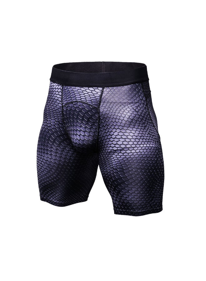 Quick Drying Workout Fitness Shorts Purple