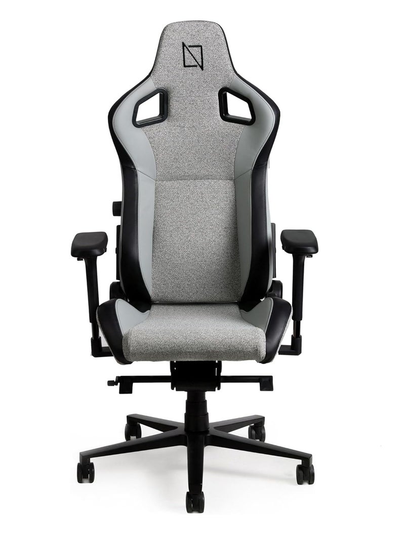 Navodesk APEX AIR Ergonomic Gaming Chair with Magnetic Memory Foam Headrest And Lumbar Support LIGHT GREY FUSION WEAVE