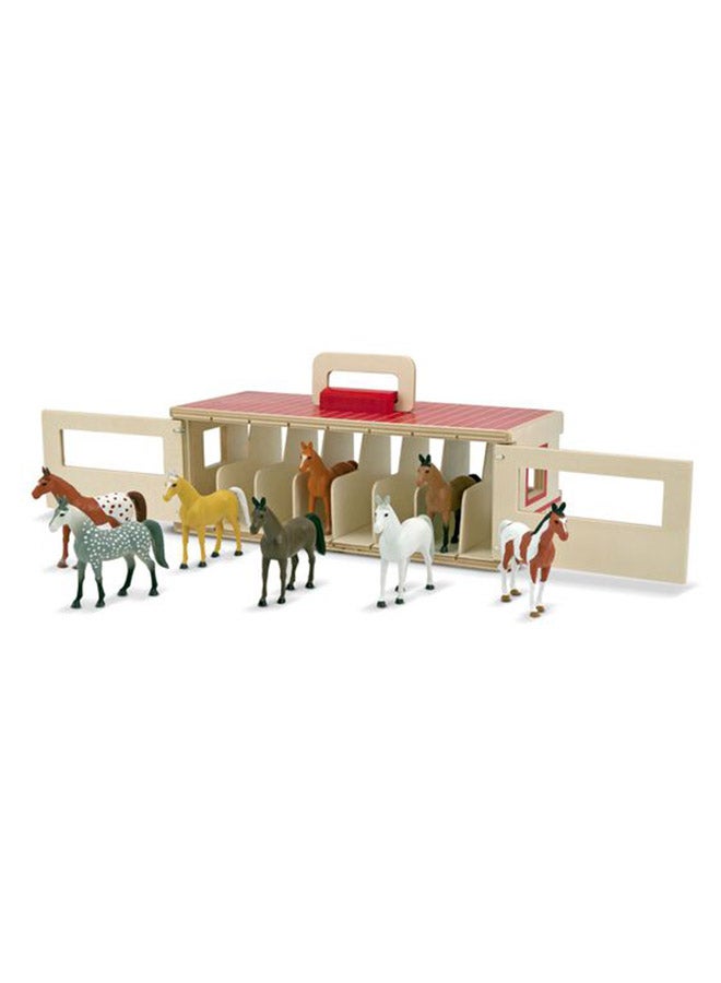 Take-Along Show-Horse Stable Playset 3744