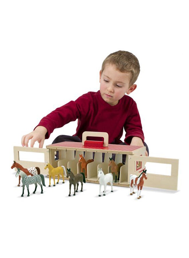 Take-Along Show-Horse Stable Playset 3744