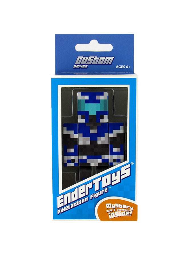 Blue Warrior Action Figure 4 inch