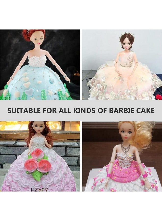4Pcs Plastic Flexible Rotation 12 Moveable Joints Doll Toy Rotatable Nude Doll Body Toy Female Figure Naked Body Dolls For Diy Dolls