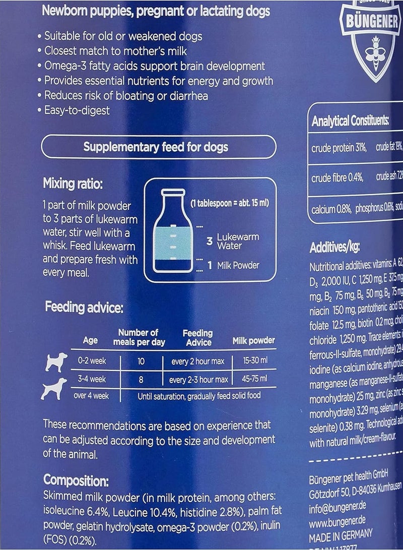 Puppy Essence Milk For Newborn Puppies Old And Weakened Dogs 2X450g