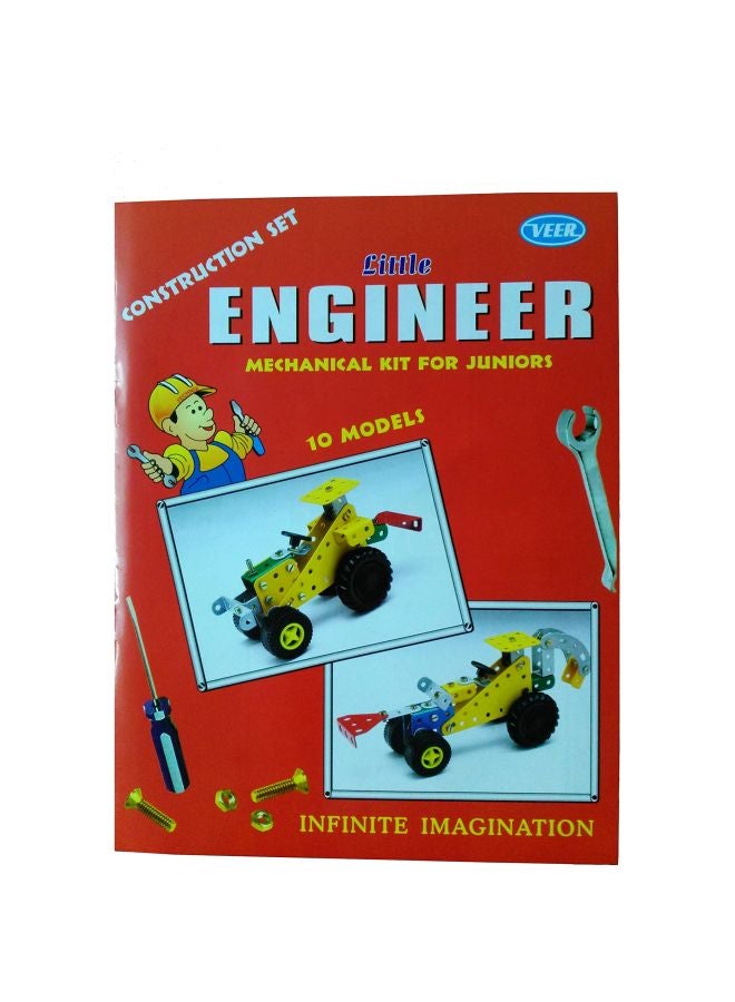 B06XSF86DD 105-Piece Mechanical Construction Toy Kit 105 6+ Years