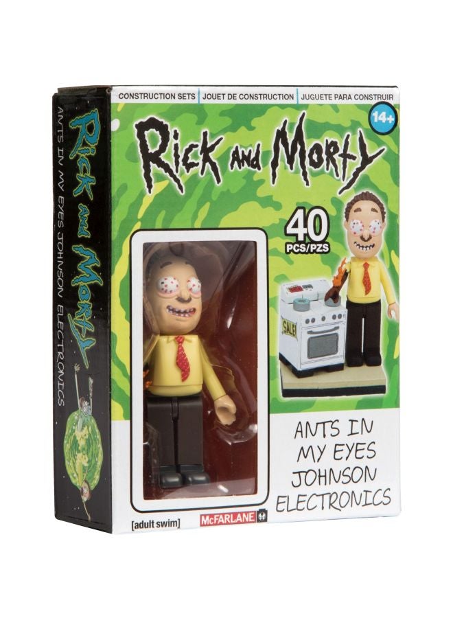 12853-6 40-PIece Rick And Morty Interlocking Building Set 12853-6 40 14+ Years