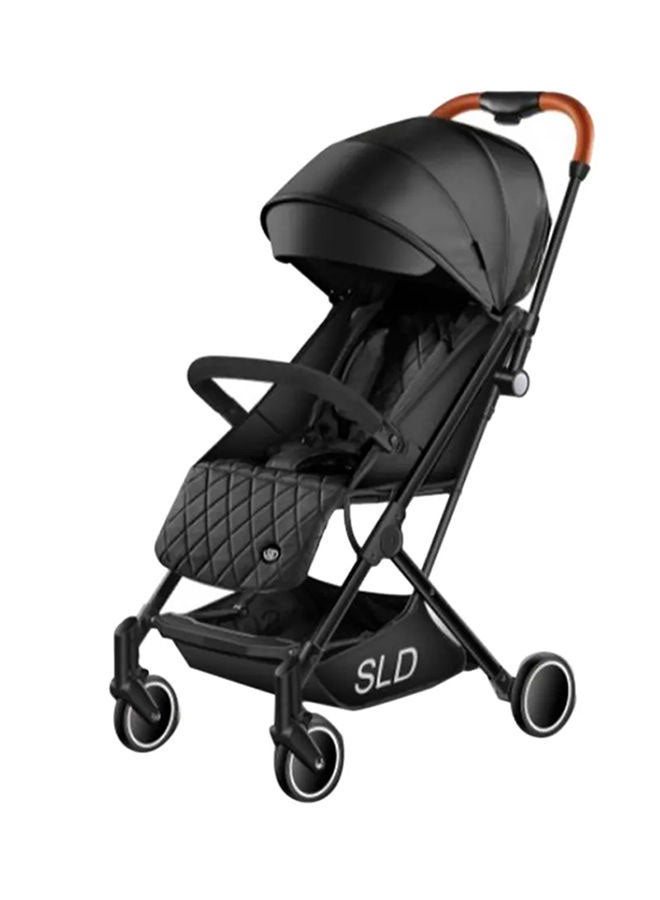 Travel Lite Stroller SLD Extra Wide Seat And Single Hand Fold - Black