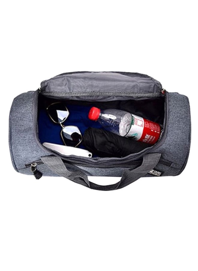 Portable Travel Duffel Bag Grey/black