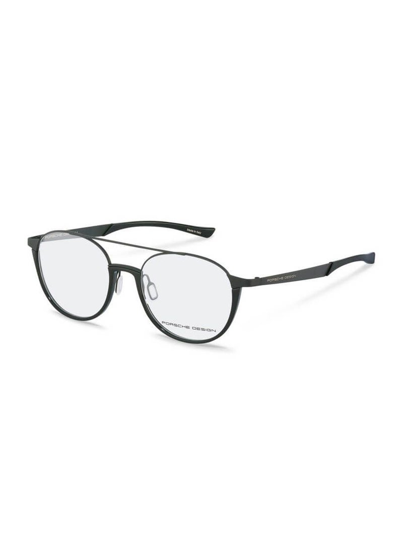 Unisex Oval Eyeglass Frame - P8389 A 52 - Lens Size: 52 Mm