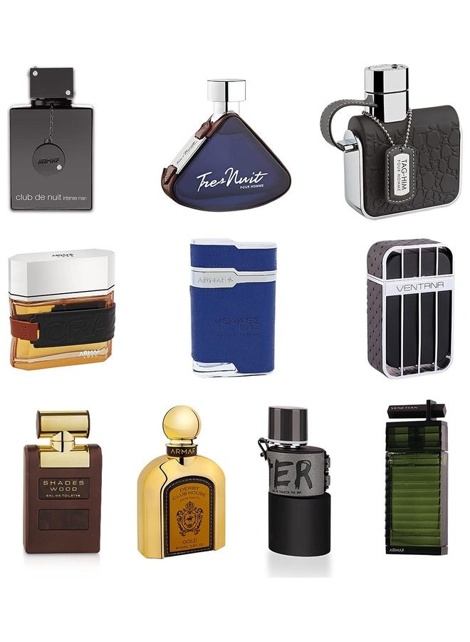 Best Of 10 Men EDP/EDT Set 10 x 100ml