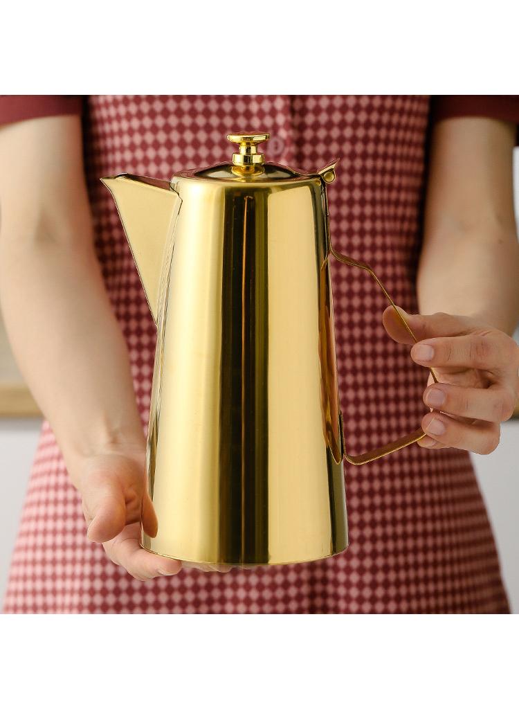 1.5L Large Capacity 304 Stainless Steel Restaurant Hotel Household Coffee Teapot