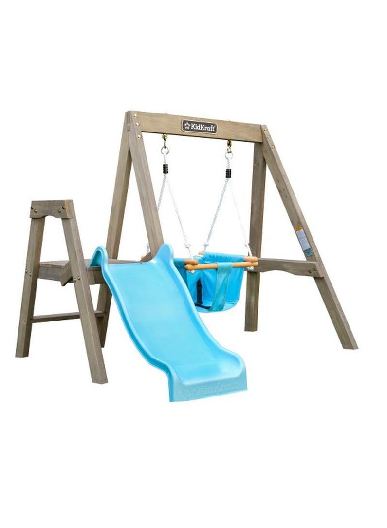 Kidkraft First Play Wooden Outdoor Playset / Swing Set