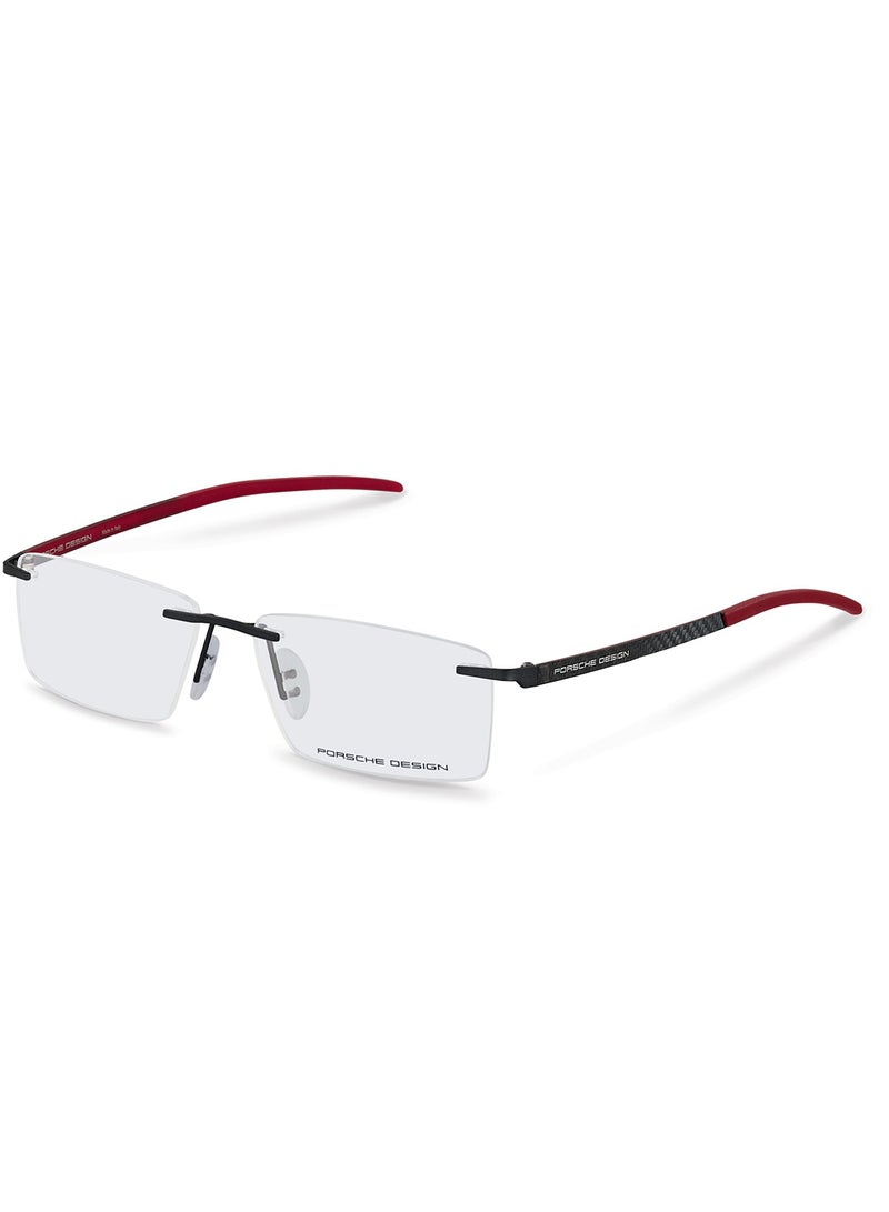 Men's Pilot Eyeglass Frame - P8341 A 56 - Lens Size: 56 Mm