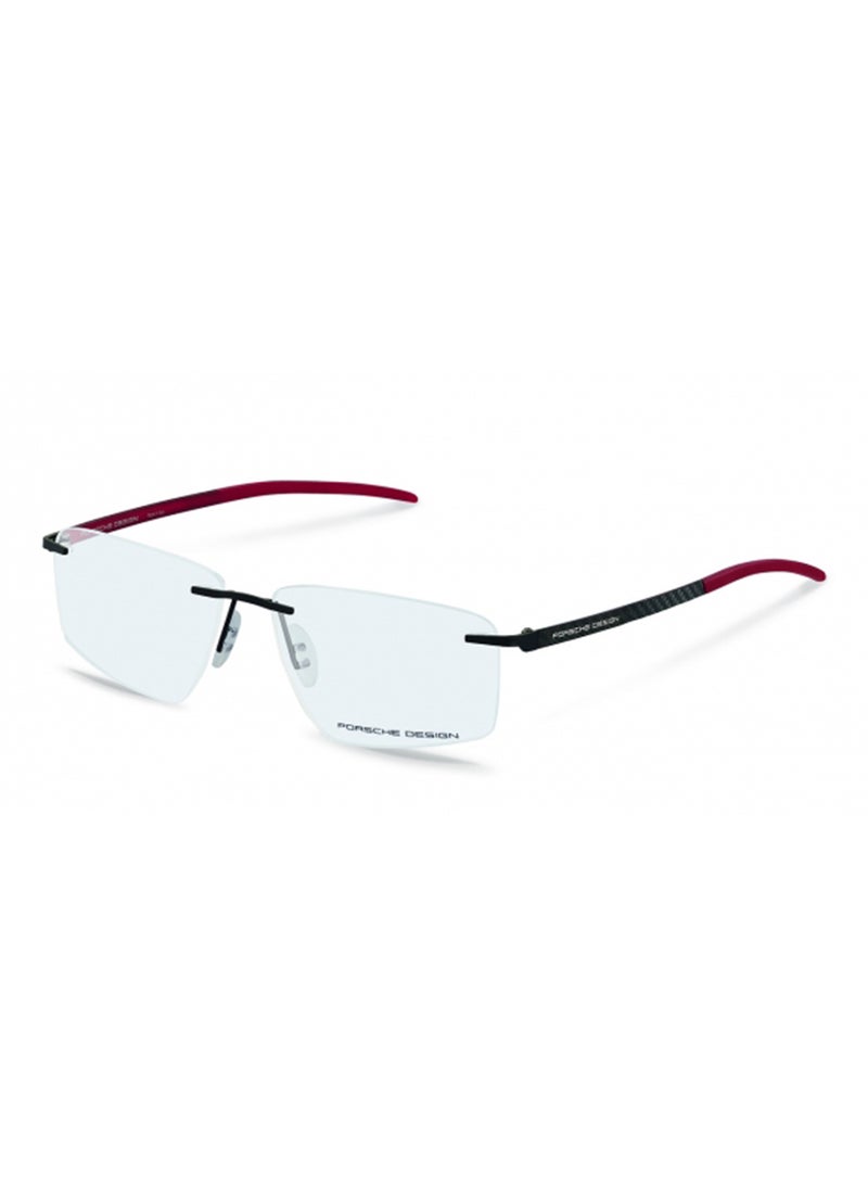 Men's Pilot Eyeglass Frame - P8341 A 56 - Lens Size: 56 Mm
