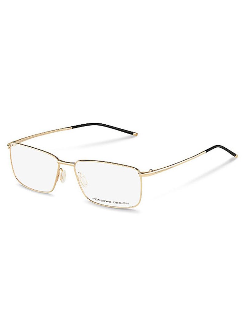 Men's Pilot Eyeglass Frame - P8364 B 55 - Lens Size: 55 Mm
