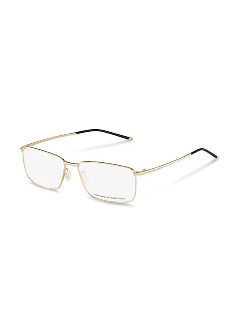 Men's Pilot Eyeglass Frame - P8364 B 55 - Lens Size: 55 Mm