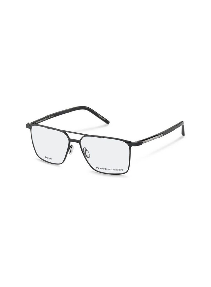 Men's Pilot Eyeglass Frame - P8392 B 56 - Lens Size: 56 Mm