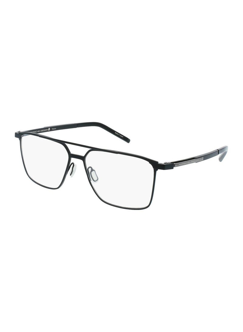 Men's Pilot Eyeglass Frame - P8392 B 56 - Lens Size: 56 Mm