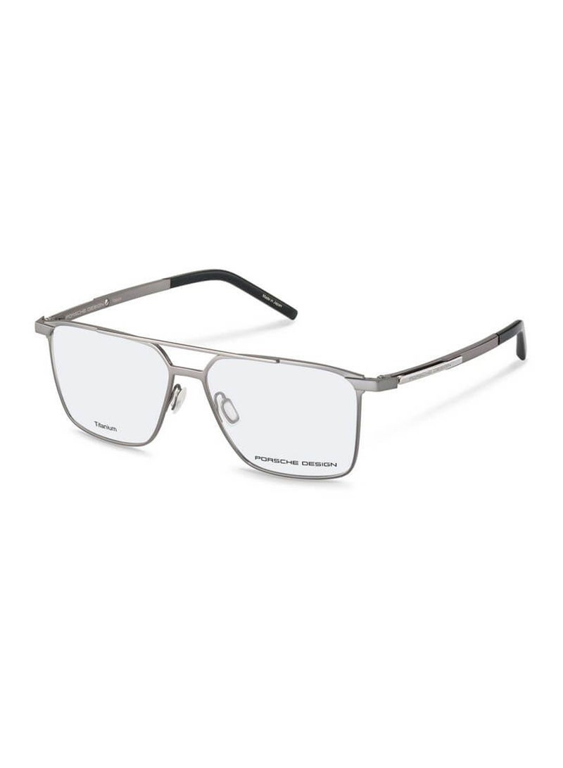 Men's Pilot Eyeglass Frame - P8392 A 56 - Lens Size: 56 Mm