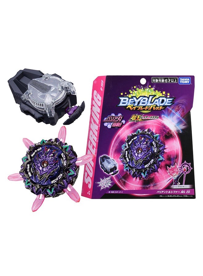 Beyblade Burst SuperKing B-169 Booster Toy With Launcher Purple 7 x 5 x 4cm