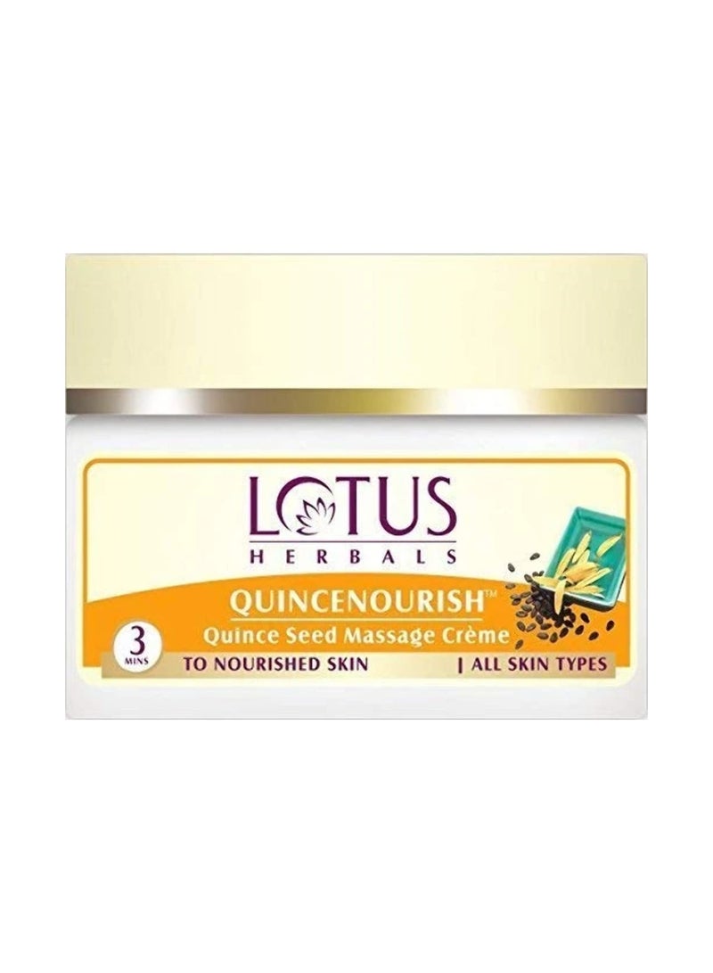 Lotus Herbals Quincenourish Quince Seed Nourishment Massage Cream, 50g