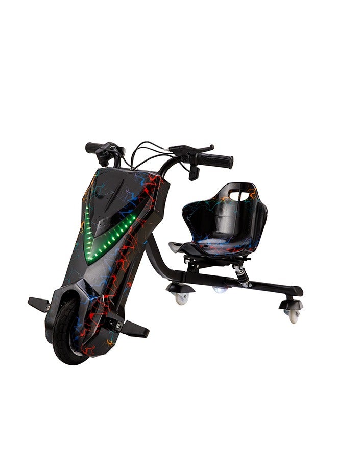 36V Drifting, 3 Wheel Electric Scooter - 3 Driving Modes- Bluetooth- Speaker- Lights - Shock Absorber Safety Gears Speed