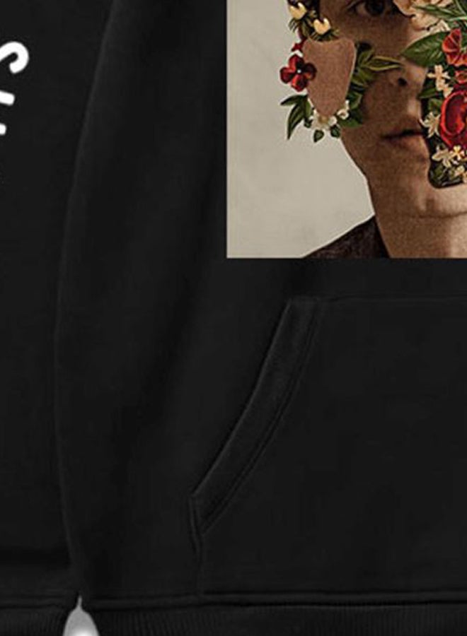 Shawn Mendes Printed Hoodie Black/White